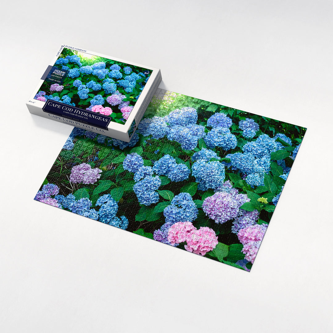 Cape Cod Hydrangea Jigsaw Puzzle