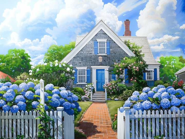 Nantucket Cottage Jigsaw Puzzle